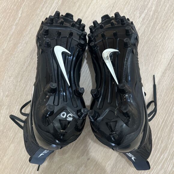 Nike Force Savage Football Cleats Black Size 7.5